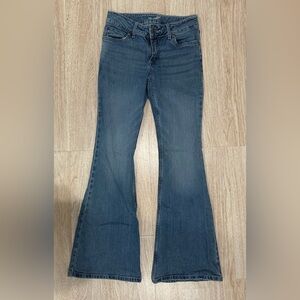 Wrangler Blue Flare Wide Leg Jeans